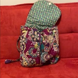 Vera Bradley “Very Berry” draw-string Quilted bag